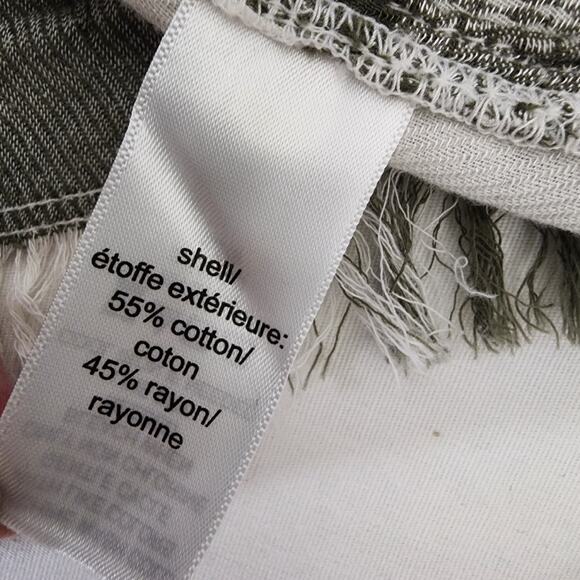 Maurices Womens Duster Cardigan Plaid Open Fringe Sleeveless Long Vest One Size - Picture 8 of 10